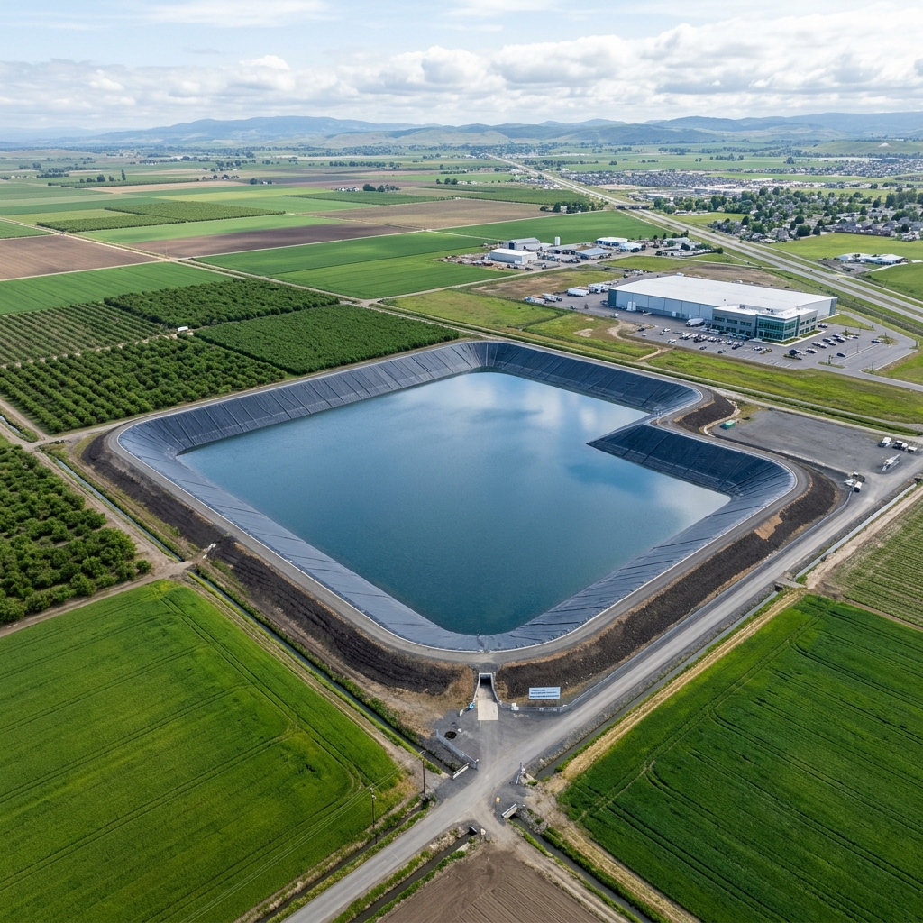 Misión Ingeniería, Vista Aérea de Reservorio