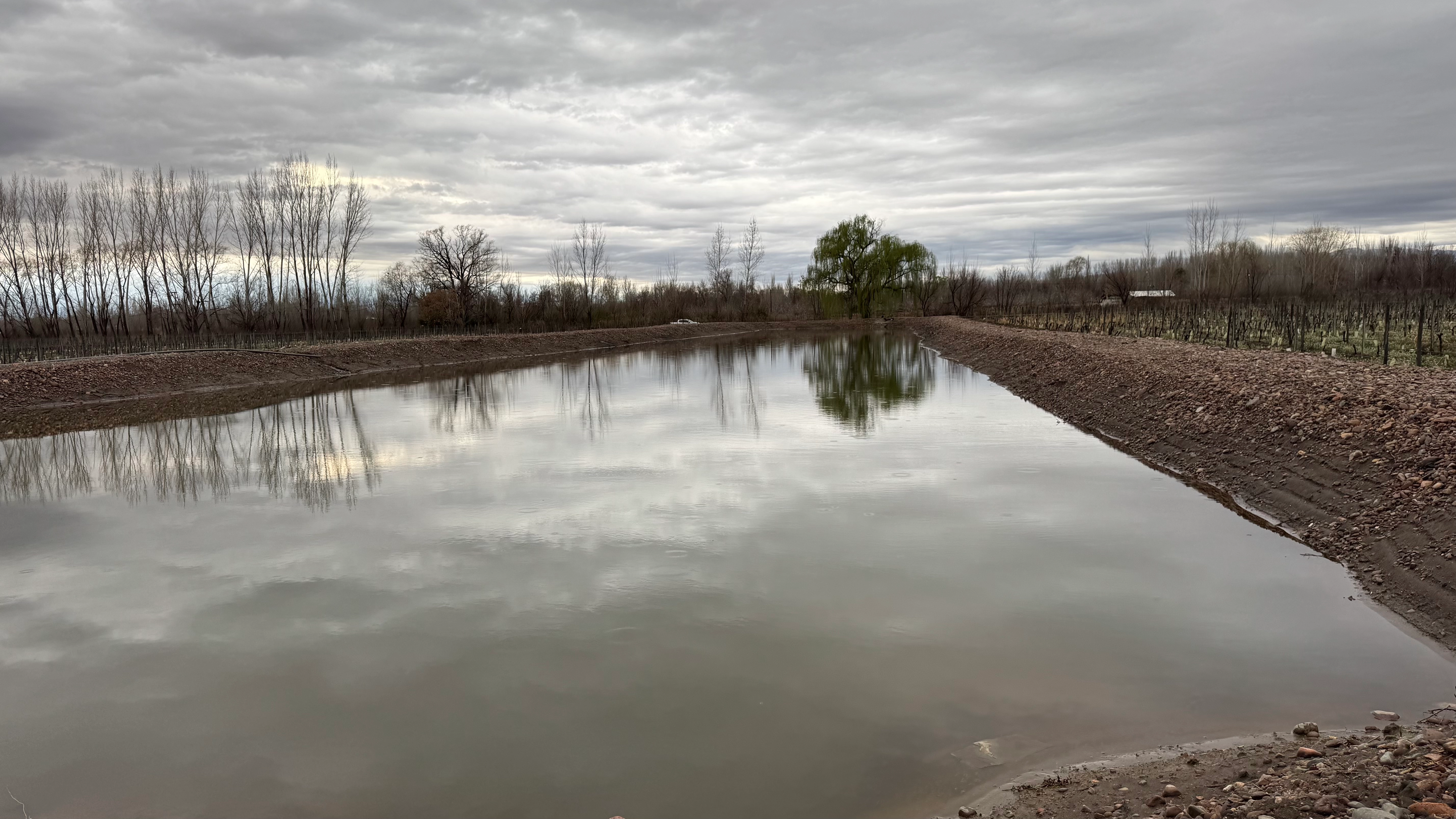 Reservorio Agrícola de Gran Escala en Valle de Uco